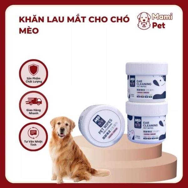 Khăn lau mắt cho chó mèo Pet Wipes 120