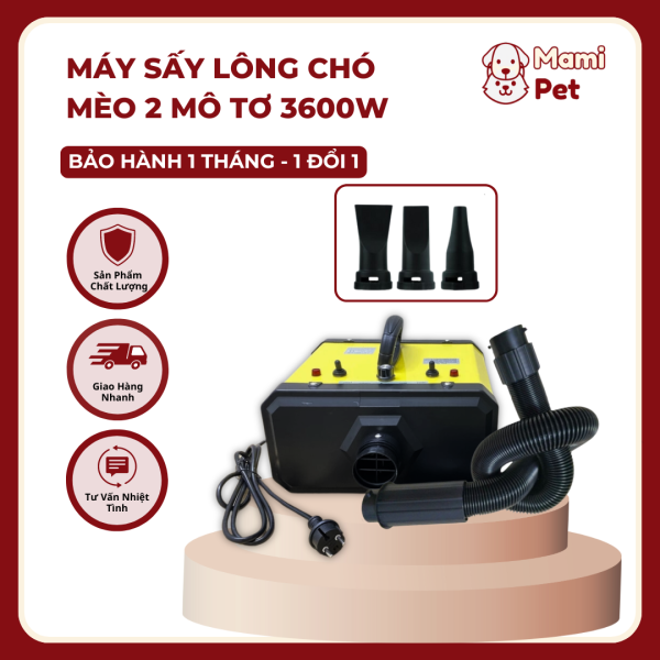 Máy sấy lông chó mèo 2 mô tơ